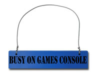 Order Busy on Games Console